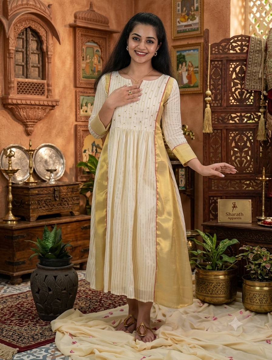 Onam traditional kurti😍