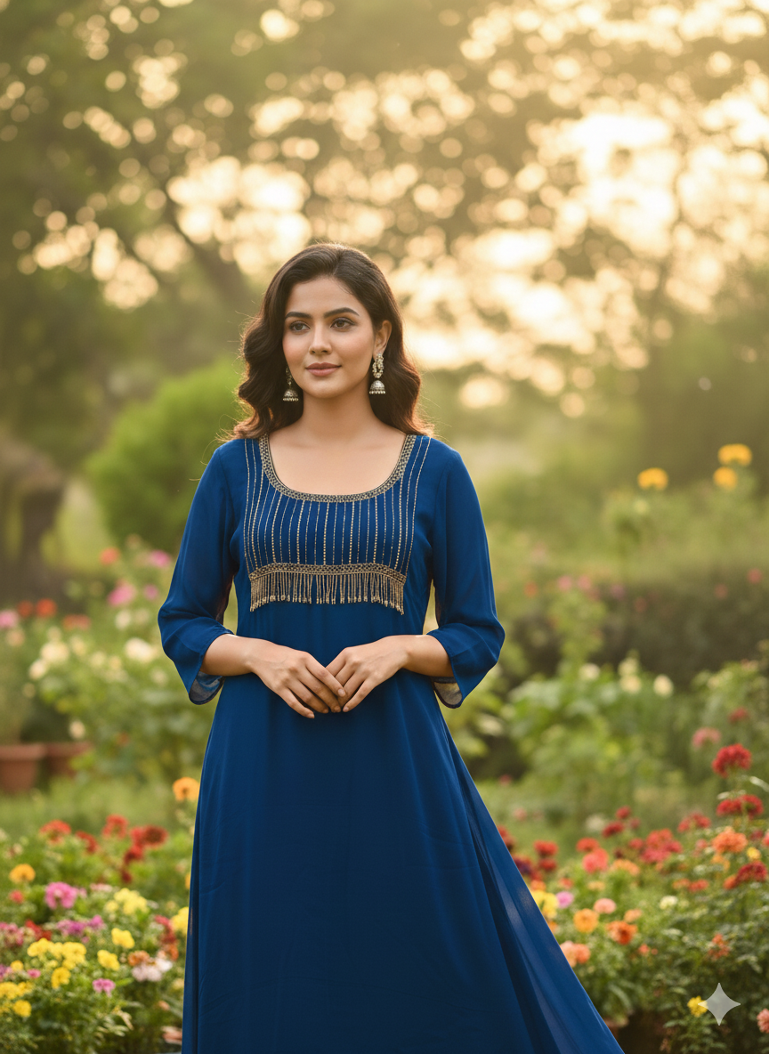 Party Wear Aline kurti