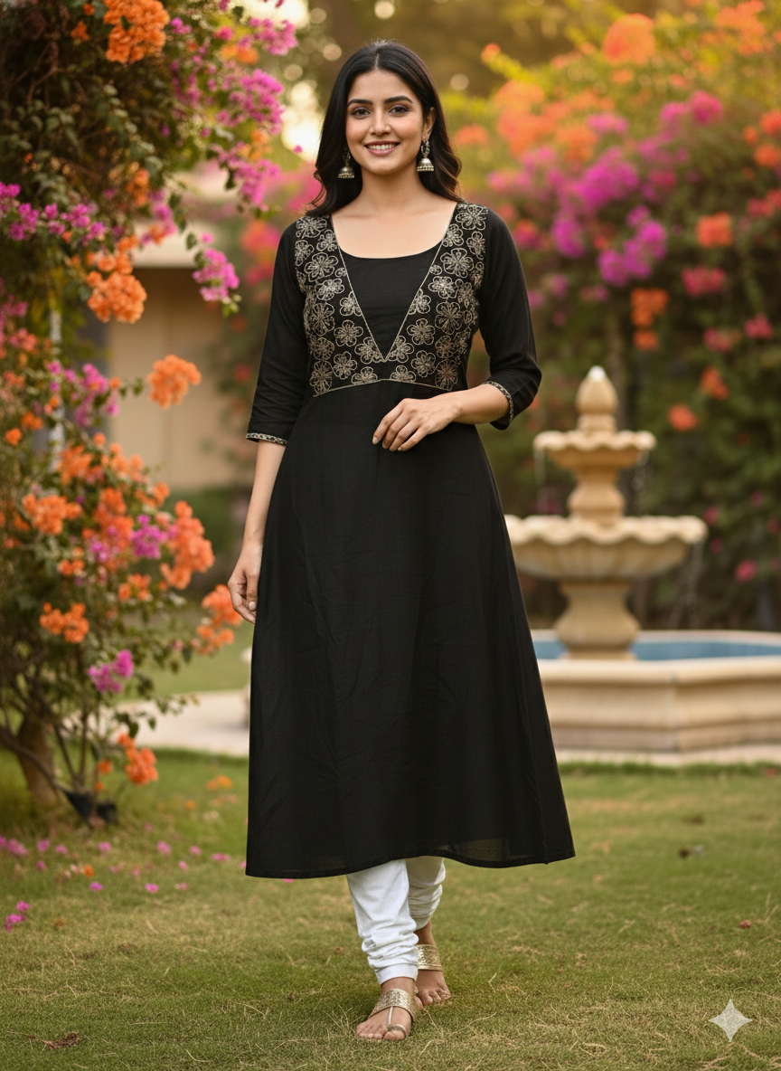 Semi Party Wear Kurti