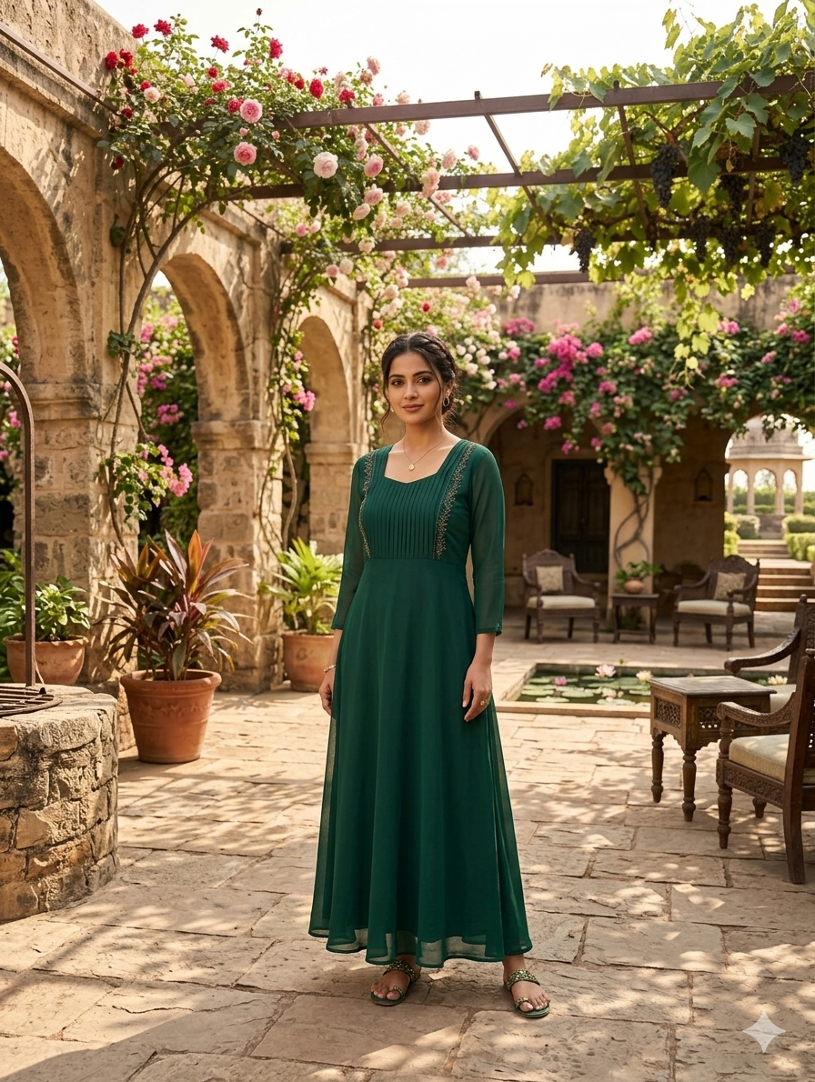 Semi Party wear Kurti