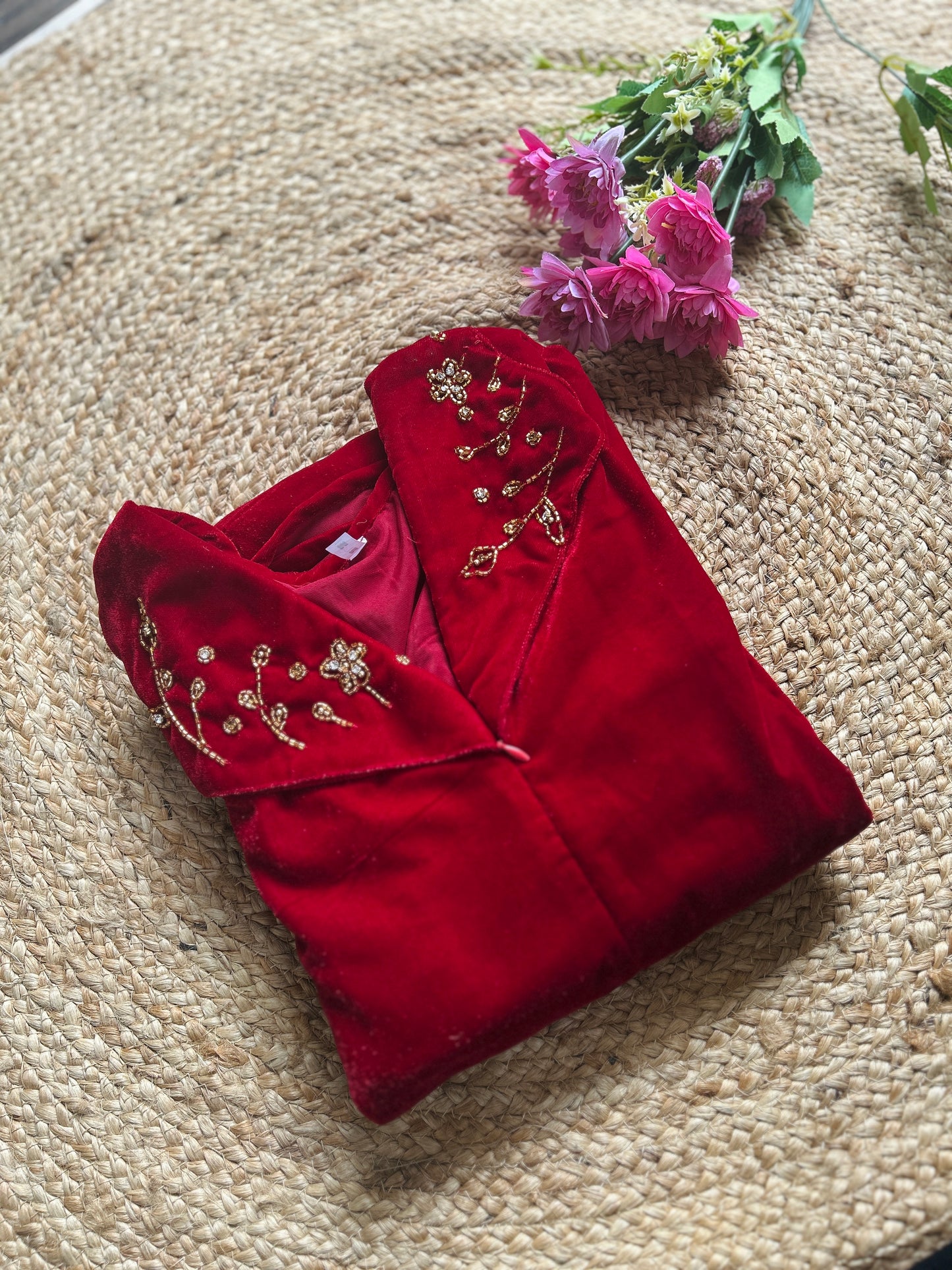 Party Wear Velvet Kurti