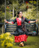 Dupion Silk Butta Kurti