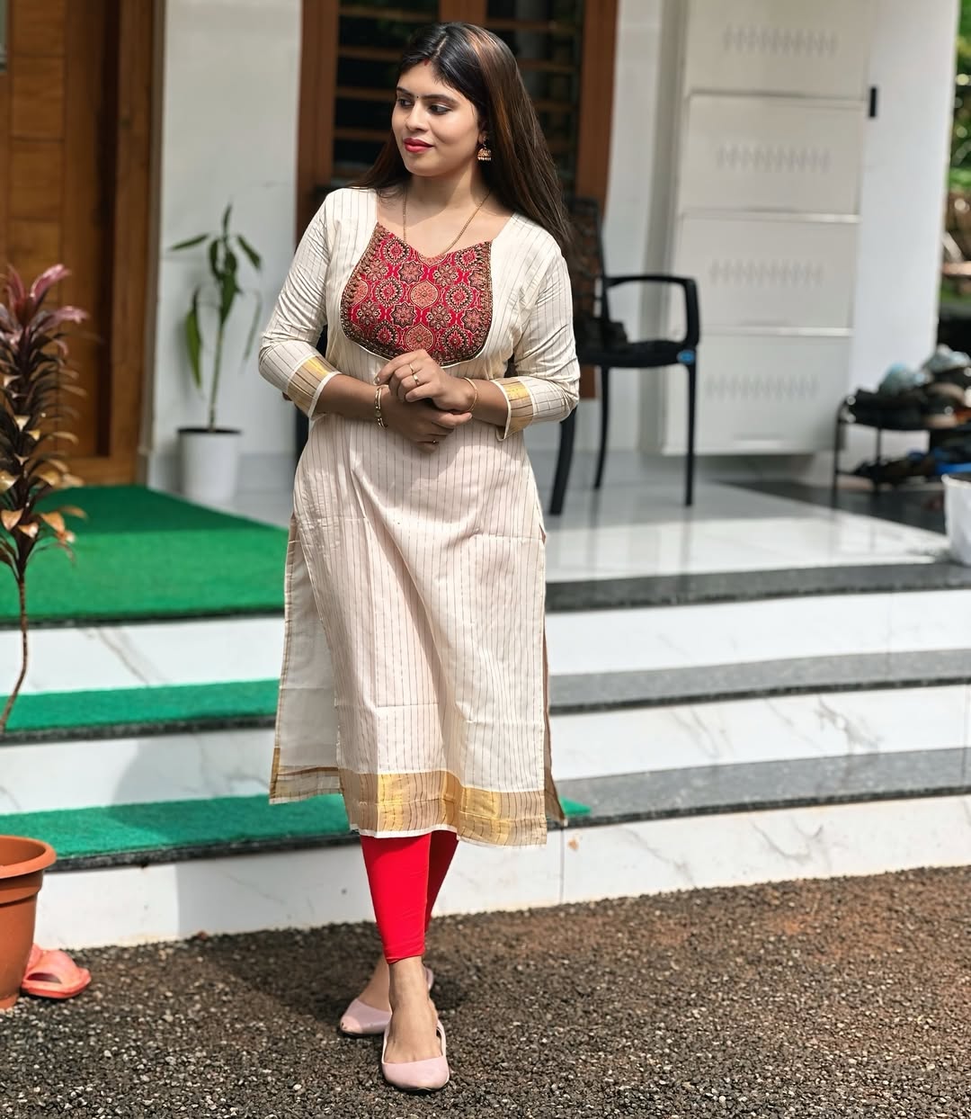 Traditional Stripe Kurti